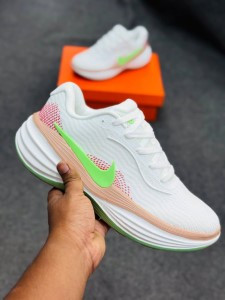 Nike Vomero Plus -White/Barely Green/Pink-(super lightweight and Super comfortable)-(Made in vietnam)-nkn2