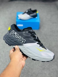 Hoka One One Speedgoat 7-Black / Stellar Grey-(super lightweight and Super comfortable)-(Made in vietnam)-hksg7