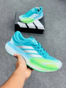 Adidas Supernova Rise 3 DREAMSTRIPE-vibrant turquoise or aqua blue-(super lightweight and Super comfortable)-(Made in vietnam)-adsnr3ofwh