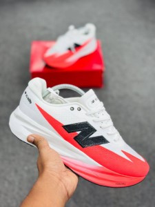 New Balance FuelCell SuperComp Elite v5 (Urgent Red with White and Black) (super lightweight and Super comfortable)