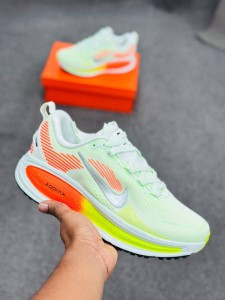 Nike Vomero 18 - Barely Green/Hyper Crimson/Barely Volt/Metallic Silver-(super lightweight and Super comfortable)-(Made in vietnam)-nkv18or