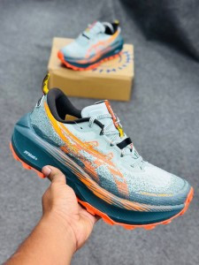 Asics Trabuco Max 4-Cold Moss/ Nova Orange-(super lightweight and Super comfortable)-(Made in vietnam)-(super lightweight and Super comfortable)-(Made in vietnam-(super lightweight and Super comfortab