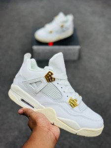 Air Jordan 4 Retro(Sail/Metallic Gold/Black)j4wgol1.1