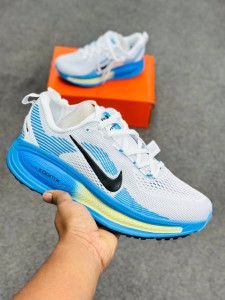 Nike Vomero 18 -White/Blue Hero/Black-(super lightweight and Super comfortable)-(Made in vietnam)-nkv18wbl