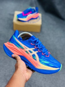 Asics SUPERBLAST 3-Cobalt Burst/Light Orange-(super lightweight and Super comfortable)-(Made in vietnam)-assvmul